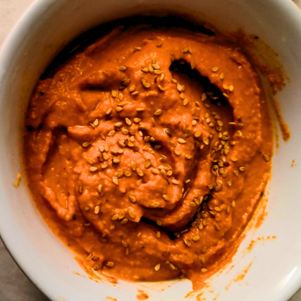 Muhammara receta dip de pimiento rojo