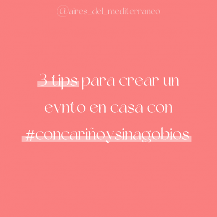 tips para crear eventos en casa