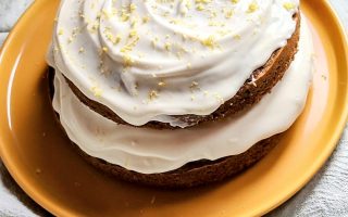 Tarta naranja y canela