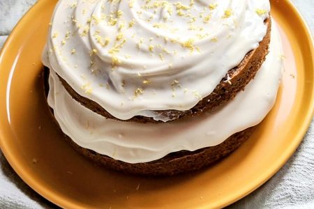 Tarta naranja y canela